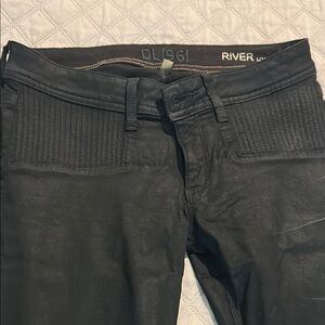 River Island Textured Black Pants